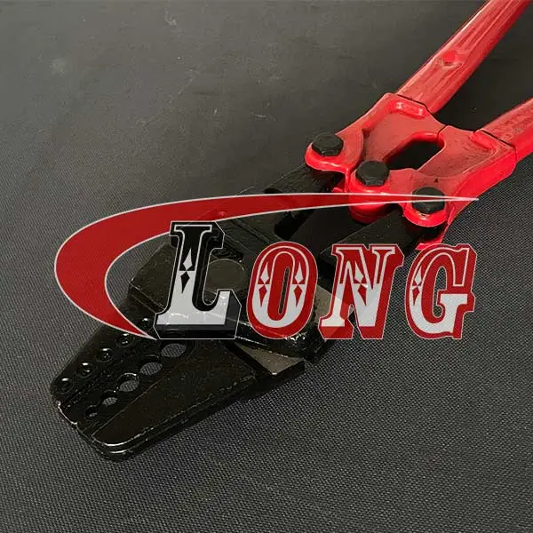 hand crimping tool for copper aluminium sleeves