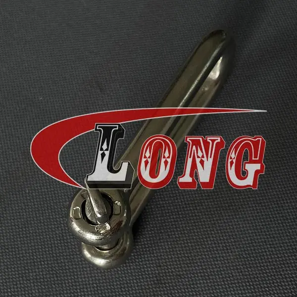 Captive Pin Long D Shackle Stainless Steel