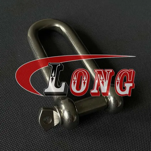 Screw Pin Long D Shackle Stainless Steel