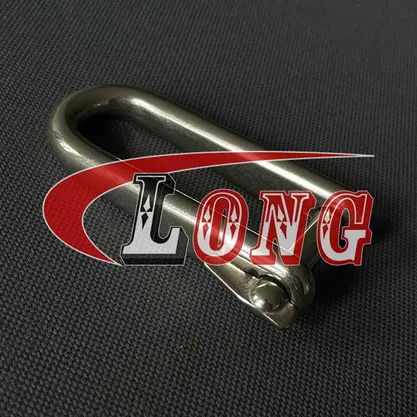 Key Pin Long D Shackle Stainless Steel