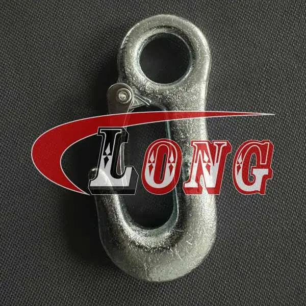 winch hook w/ latch carbon steel 3.5ton