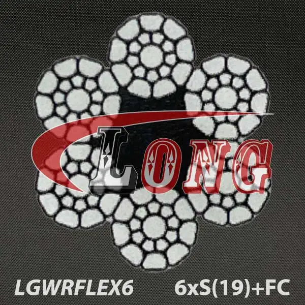 Compacted Steel Wire Rope for Trawl LGWRFLEX6 6X19S+FC LG RIGGING®