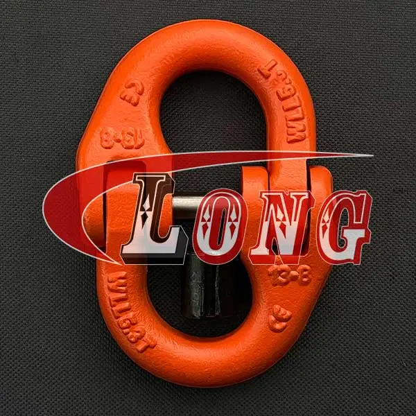 hammerlocks connecting link g80 for fishing and trawl net orange