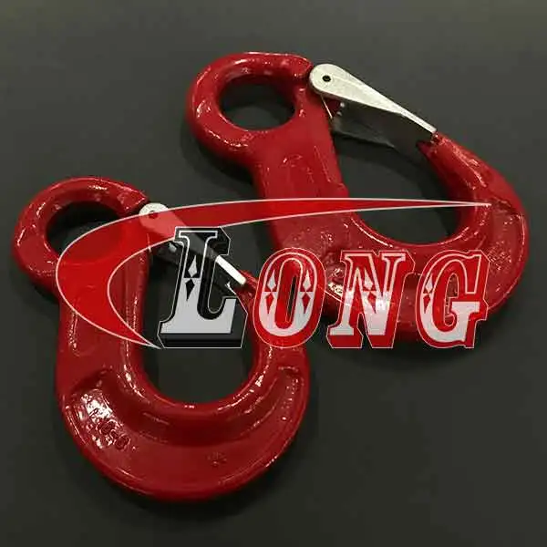 g80 eye sling hook with latch gs type lg rigging