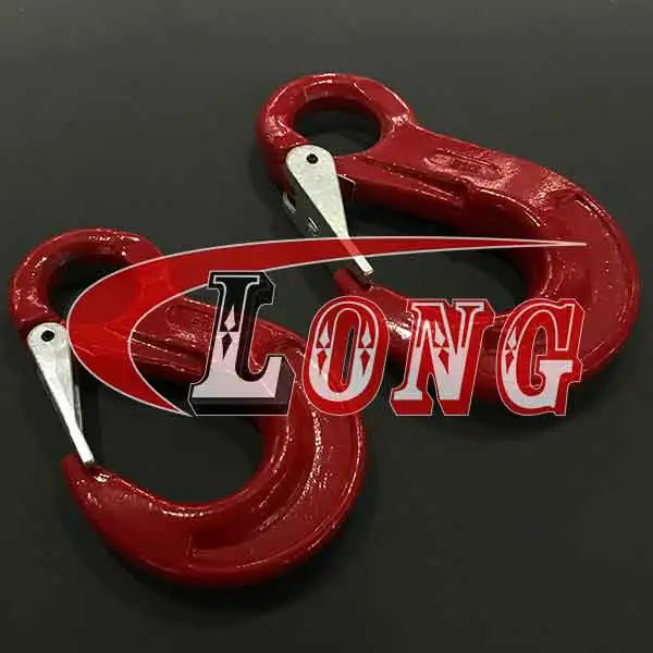 grade 80 eye sling hook with latch gs type lg rigging