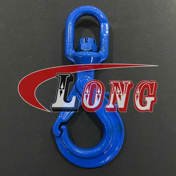 G100 swivel self-locking hook special type 10mm WLL4ton