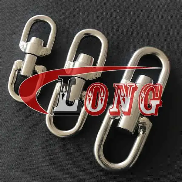 stainless steel flexible swivels wdf type for fishing trawling net