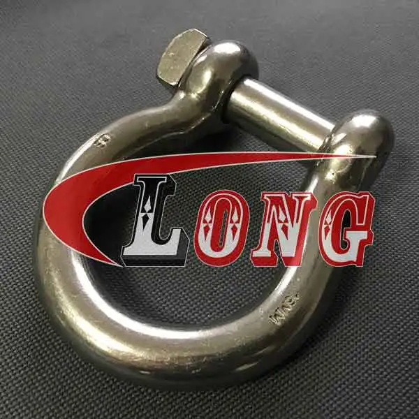 stainless steel bow shackle square head pin