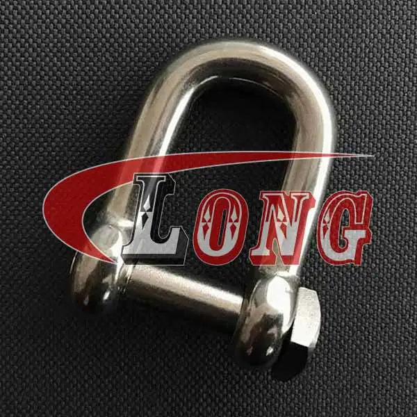 d shackle stainless steel square head pin fishing trawl net