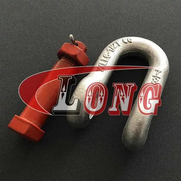 dee shackles bolt type pin g2150 China manufacturers lg rigging