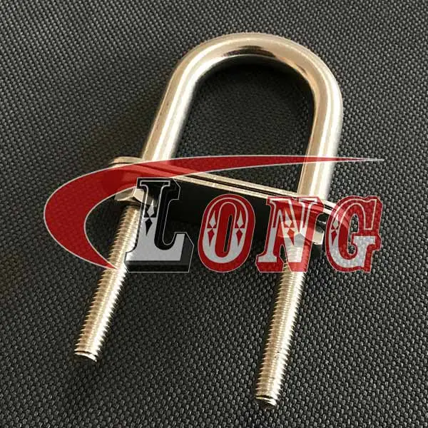 Stainless Steel U Bolt TPN Type with 2 Plates & Nuts LG RIGGING®