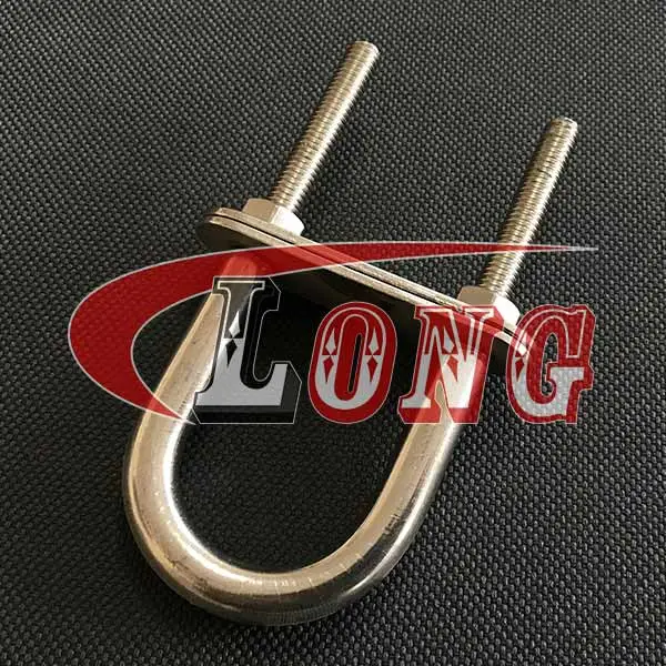 Stainless Steel U Bolt TPN Type with 2 Plates & Nuts LG RIGGING®
