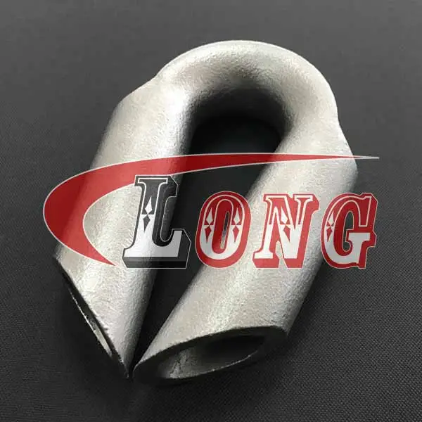 Tubular Thimble without Gusset TG2 Painted/Galvanized LG RIGGING®