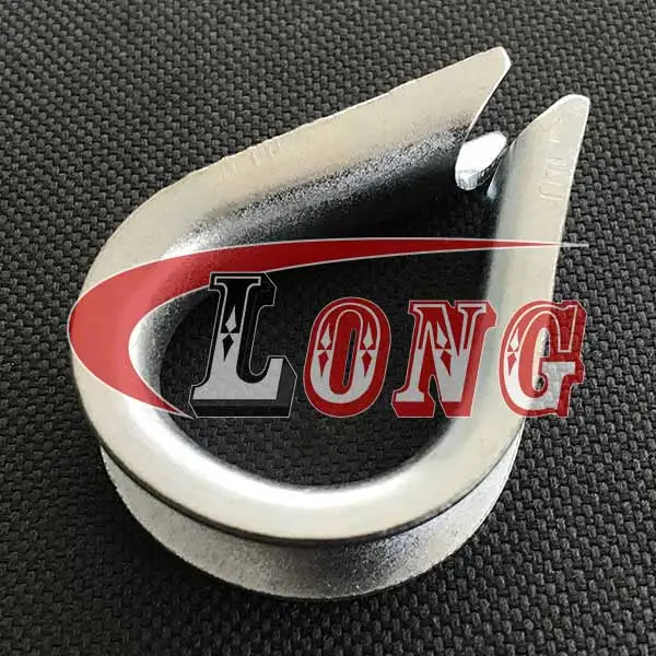 Wire Rope Thimble Galvanized Commercial European Type LG RIGGING®