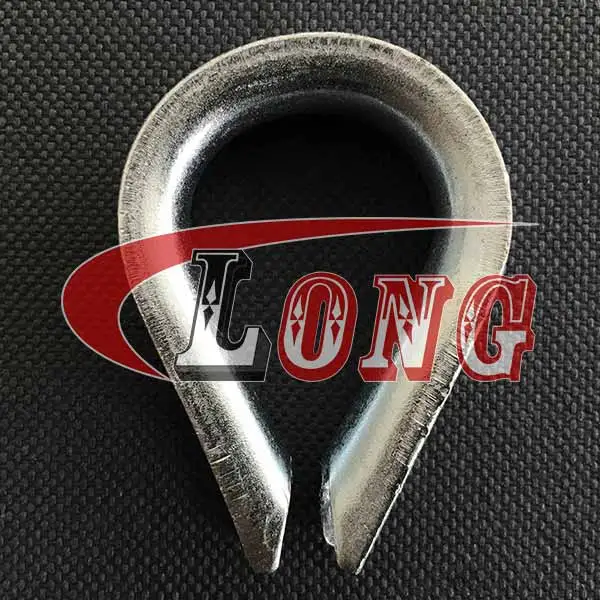 Wire Rope Thimble Commercial European Type Galvanized for Trawling Gear LG RIGGING®