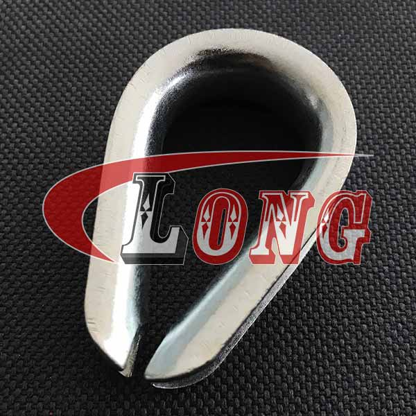 Wire Rope Thimble DIN 6899 A Galvanized LG RIGGING®