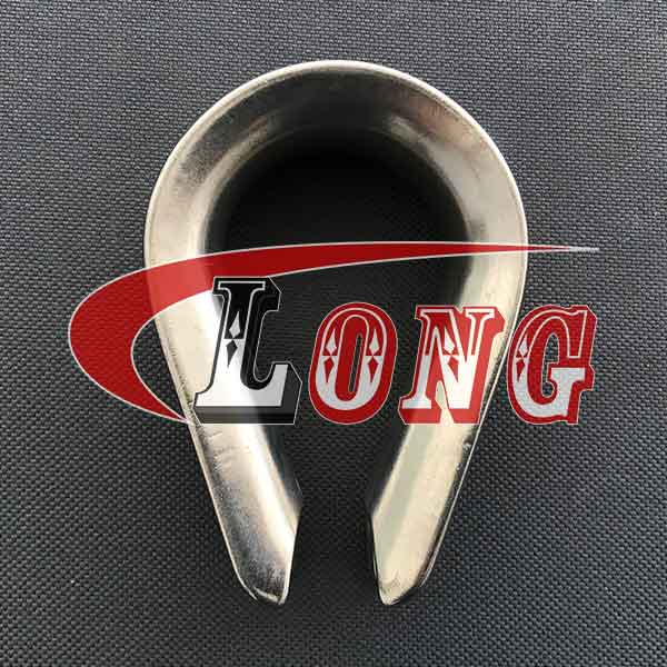 Stainless Steel Wire Rope Thimble Light Duty G-411 LG RIGGING®