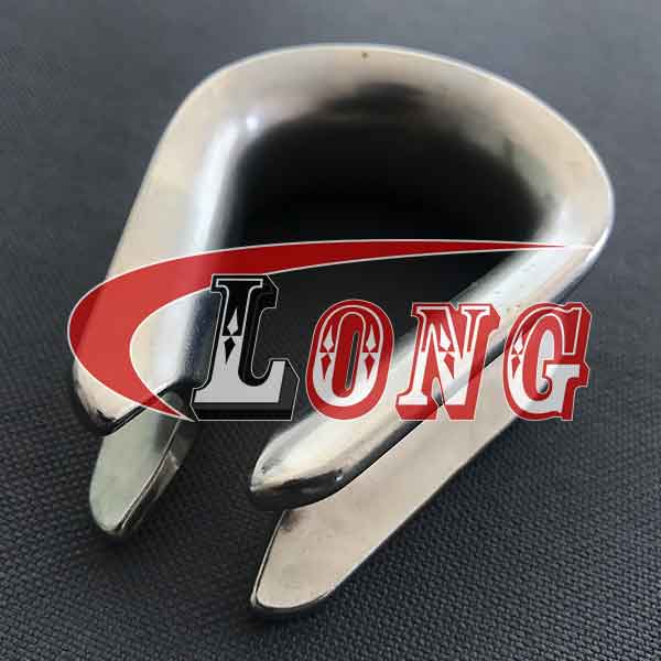 Stainless Steel Wire Rope Thimble Light Duty G-411 LG RIGGING®