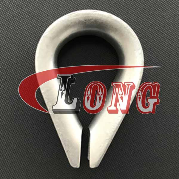 Wire Rope Thimble DIN 6899 B Galvanized LG RIGGING®