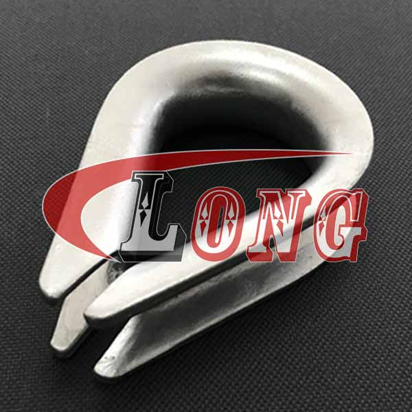 Wire Rope Thimble DIN 6899 B Galvanized LG RIGGING®
