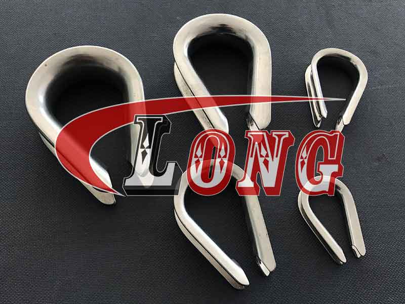 Stainless Steel Wire Rope Thimble Light Duty G-411 LG RIGGING®