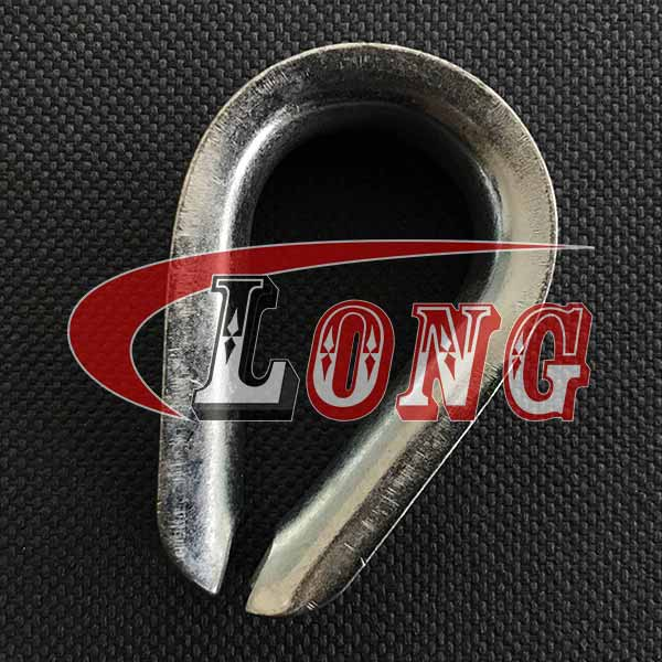 Wire Rope Thimble DIN 6899 A Galvanized LG RIGGING®