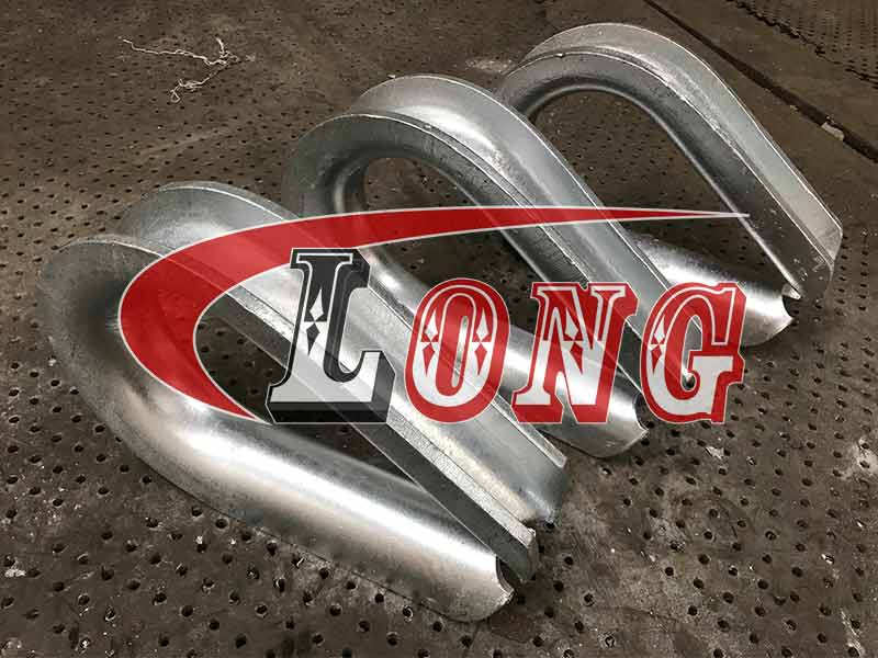 Heavy Duty Wire Rope Thimble G-414 Galvanized US Type LG RIGGING®