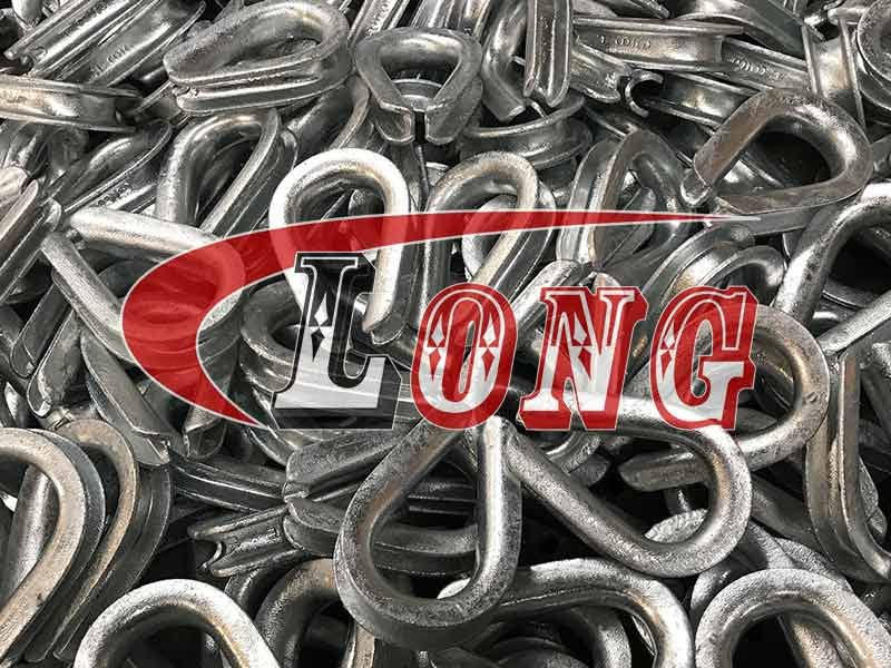Heavy Duty Wire Rope Thimble G-414 Galvanized US Type LG RIGGING®