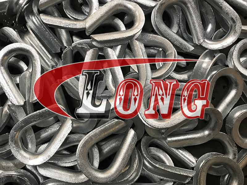 Heavy Duty Wire Rope Thimble G-414 Galvanized US Type LG RIGGING®