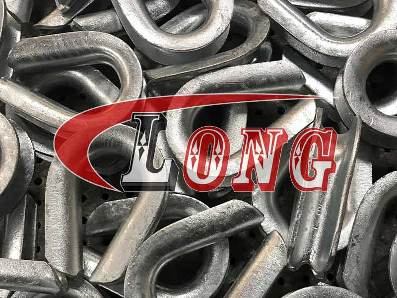 Heavy Duty Wire Rope Thimble G-414 Galvanized US Type LG RIGGING®