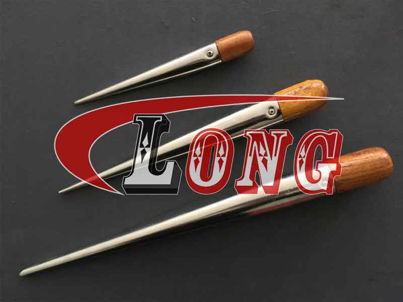Marlin Spikes Splicing Fid for Fibre Rope Stainless Steel with Wood Handle LG RIGGING®