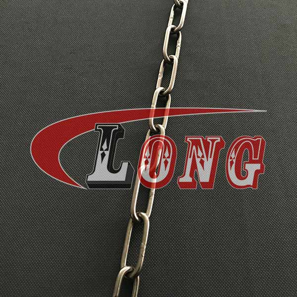 din763 stainless steel chain long link lg rigging®