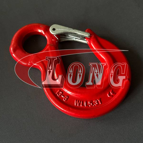 LGRIG® G80 Eye Sling Hook with Safety Latch GH Type