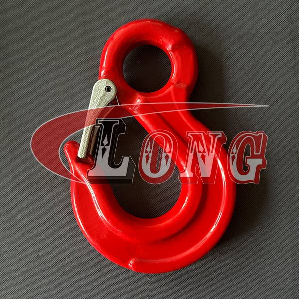 LGRIG® G80 Eye Sling Hook with Safety Latch GH Type