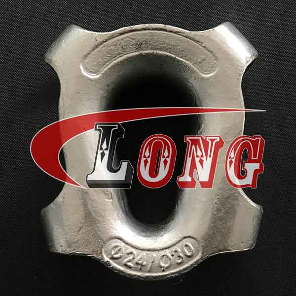 Synthetic Rope Thimble Semi Enclosed Thimble Galvanized LG RIGGING®