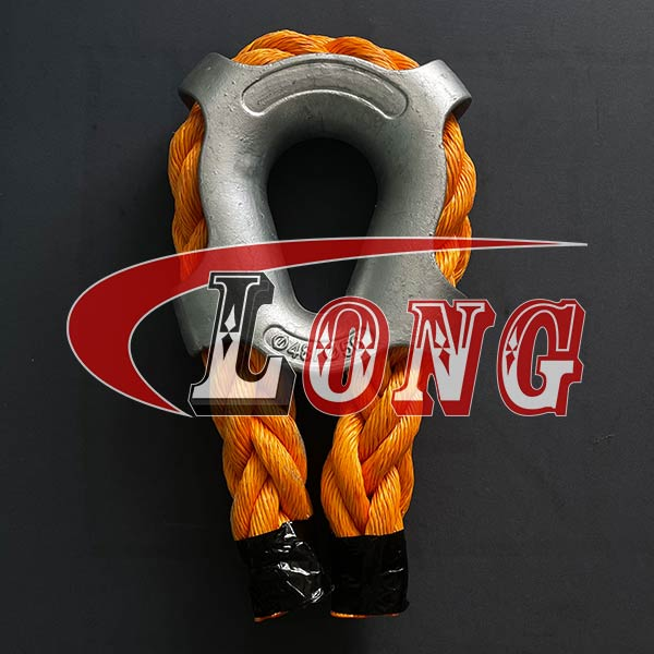 Synthetic Rope Thimble Semi Enclosed Thimble Galvanized LG RIGGING®