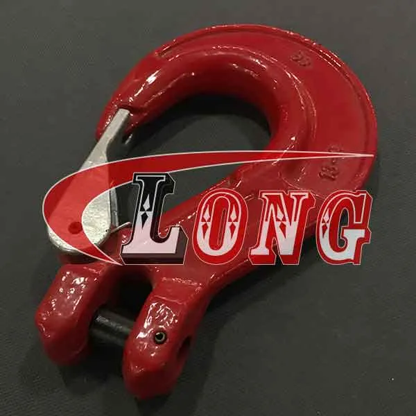 LGRIG® Grade 80 Clevis Sling Hook with Latch (Oval Groove)