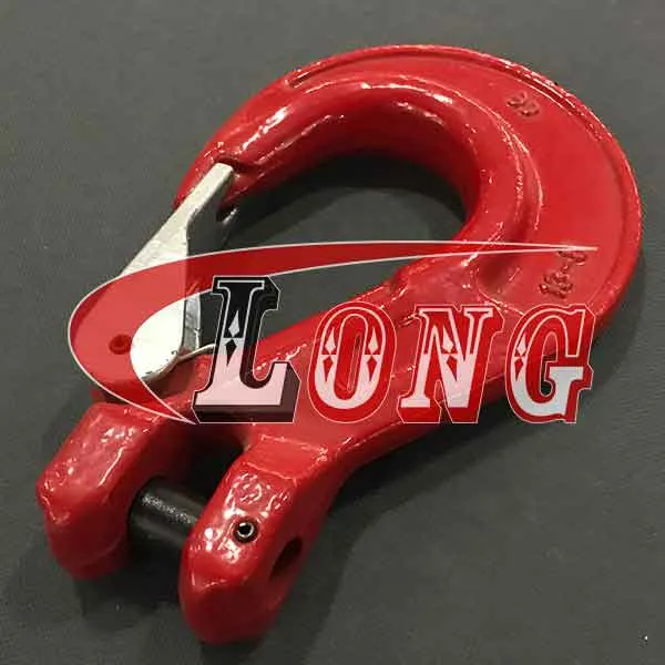 LGRIG® Grade 80 Clevis Sling Hook with Latch (Oval Groove)