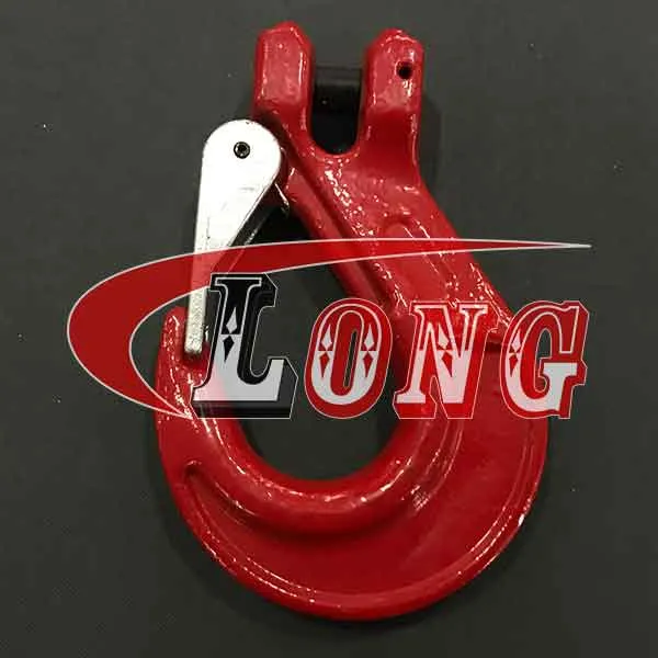 LGRIG® Grade 80 Clevis Sling Hook with Latch (Oval Groove)