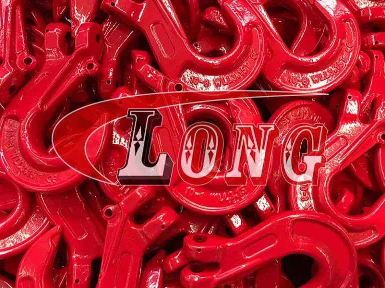 LGRIG® Grade 80 Clevis Sling Hook with Latch (Oval Groove)