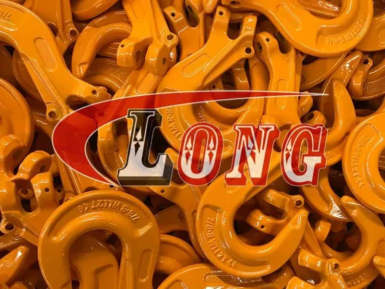 LGRIG® Grade 80 Clevis Sling Hook with Latch (Oval Groove)