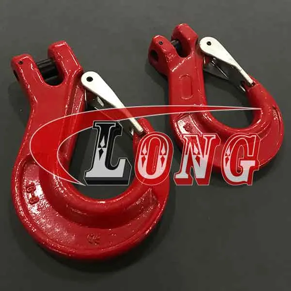 LGRIG® Grade 80 Clevis Sling Hook with Latch (Oval Groove)