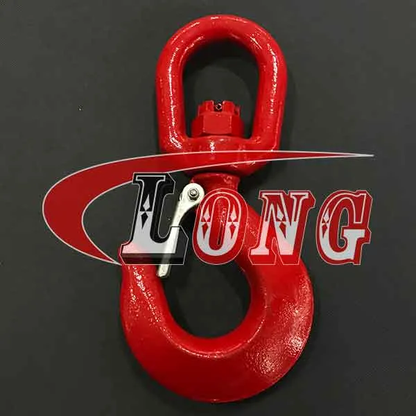 LGRIG® Grade 80 Swivel Hoist Hook with Latch