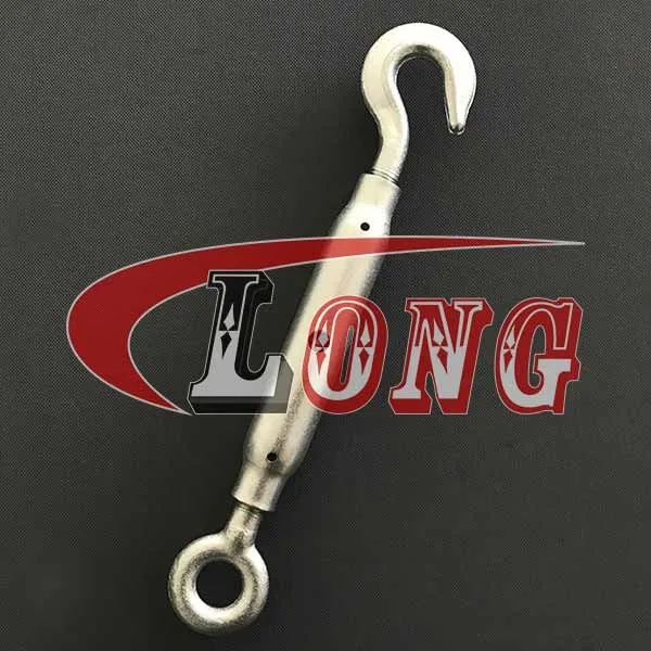 LGRIG® DIN 1478 Turnbuckle Hook and Eye Galvanized