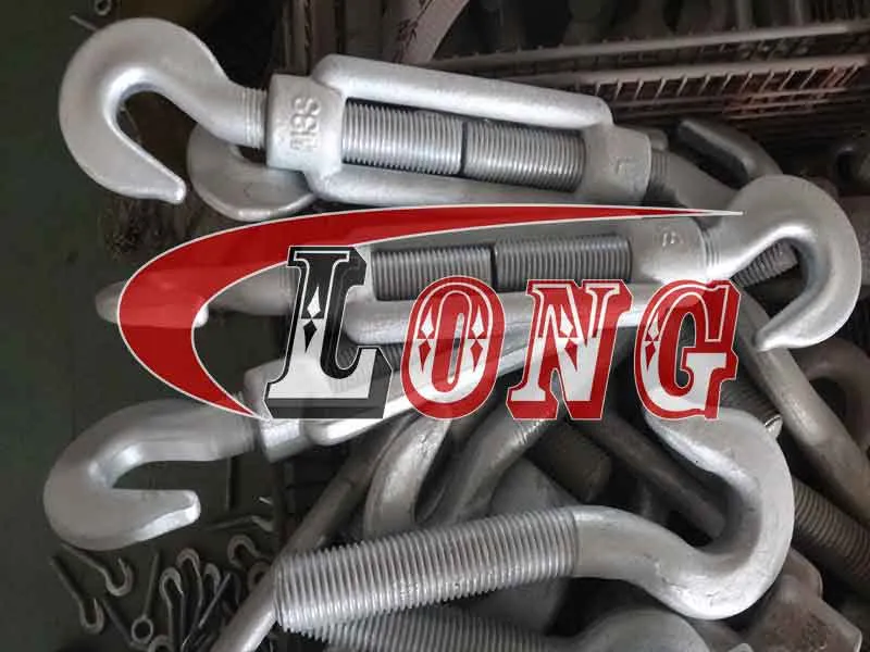 LGRIG® DIN 1480 Hook-Hook Turnbuckle Galvanized