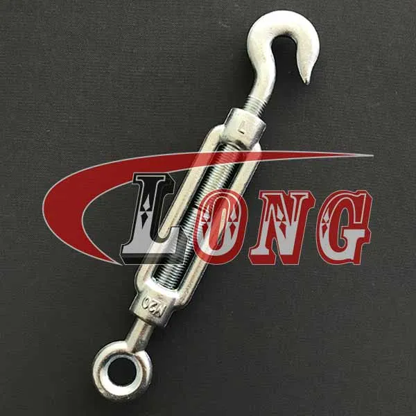LGRIG® DIN 1480 Hook-Hook Turnbuckle Galvanized