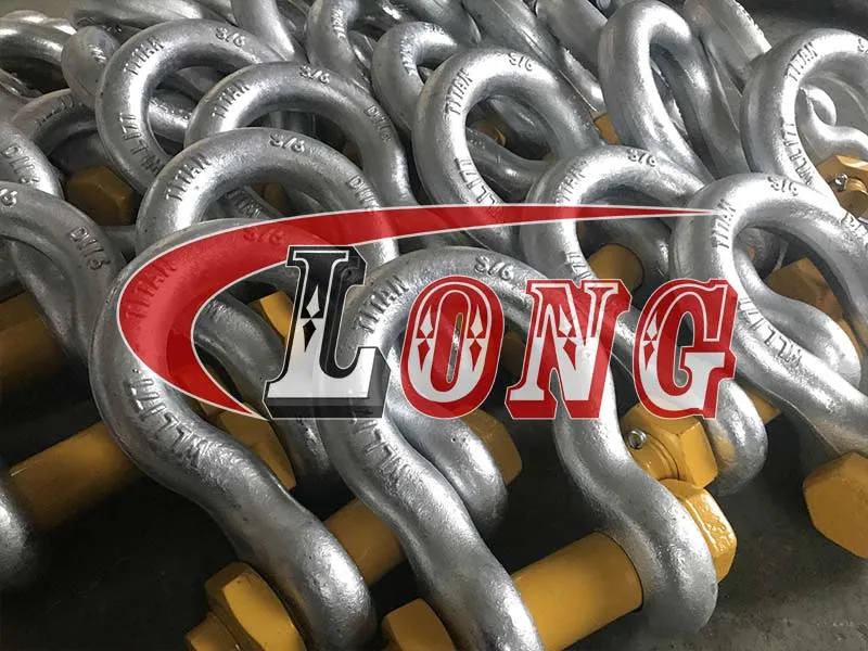 LGRIG® AS2741 Grade S Bow Shackle with Safety Pin&Nut