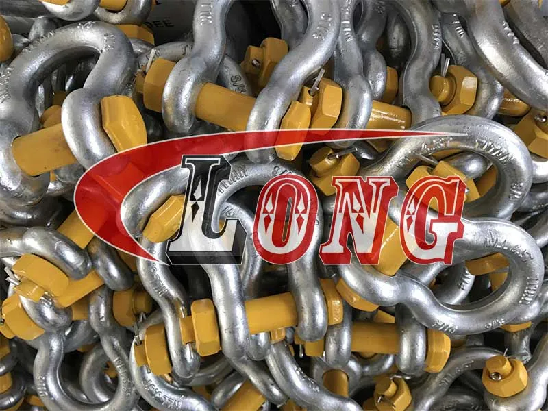 LGRIG® AS2741 Grade S Bow Shackle with Safety Pin&Nut