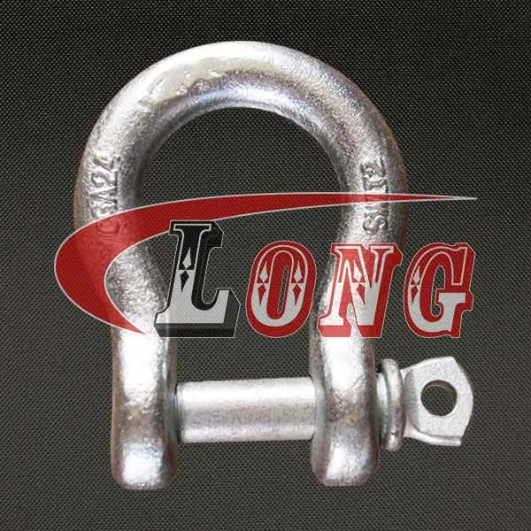 LGRIG® Italy Type Galvanized Bow Shackle Screw Pin