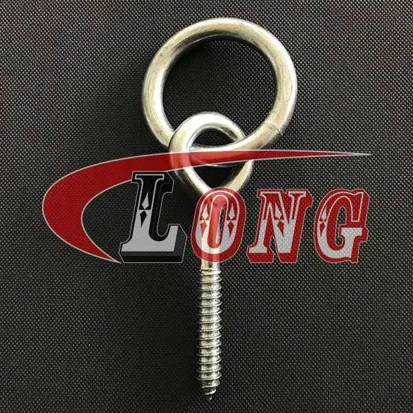 LGRIG® Wood Lag Screw w/Ring Thread Ring Bolt